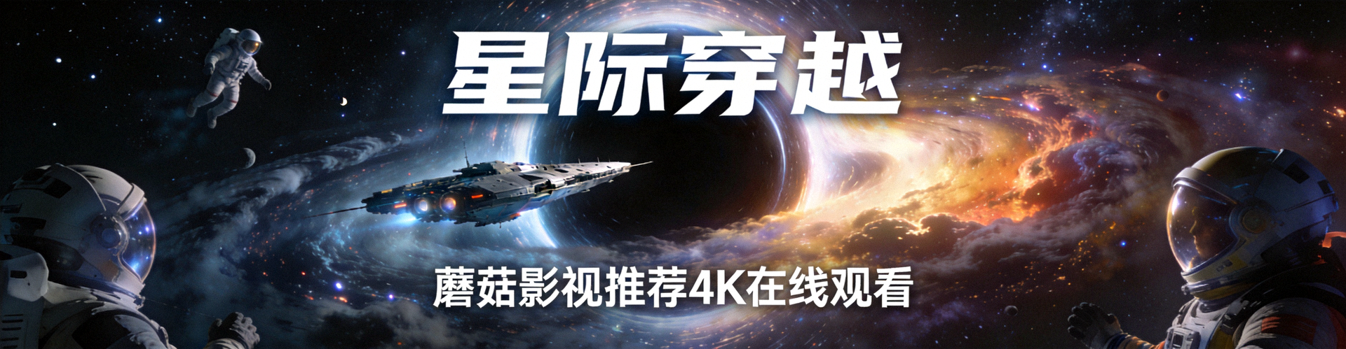 热门科幻大片《星际穿越》高清海报 - 蘑菇影视推荐4K在线观看